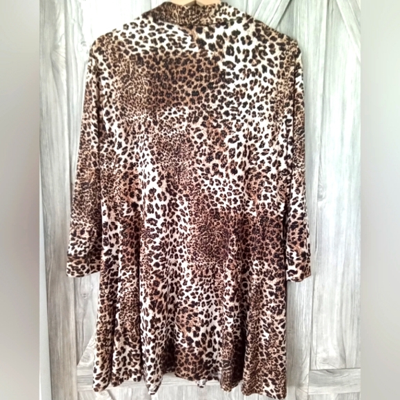 Joseph Ribkoff Leopard Print Tunic Top 16 - Picture 3 of 8
